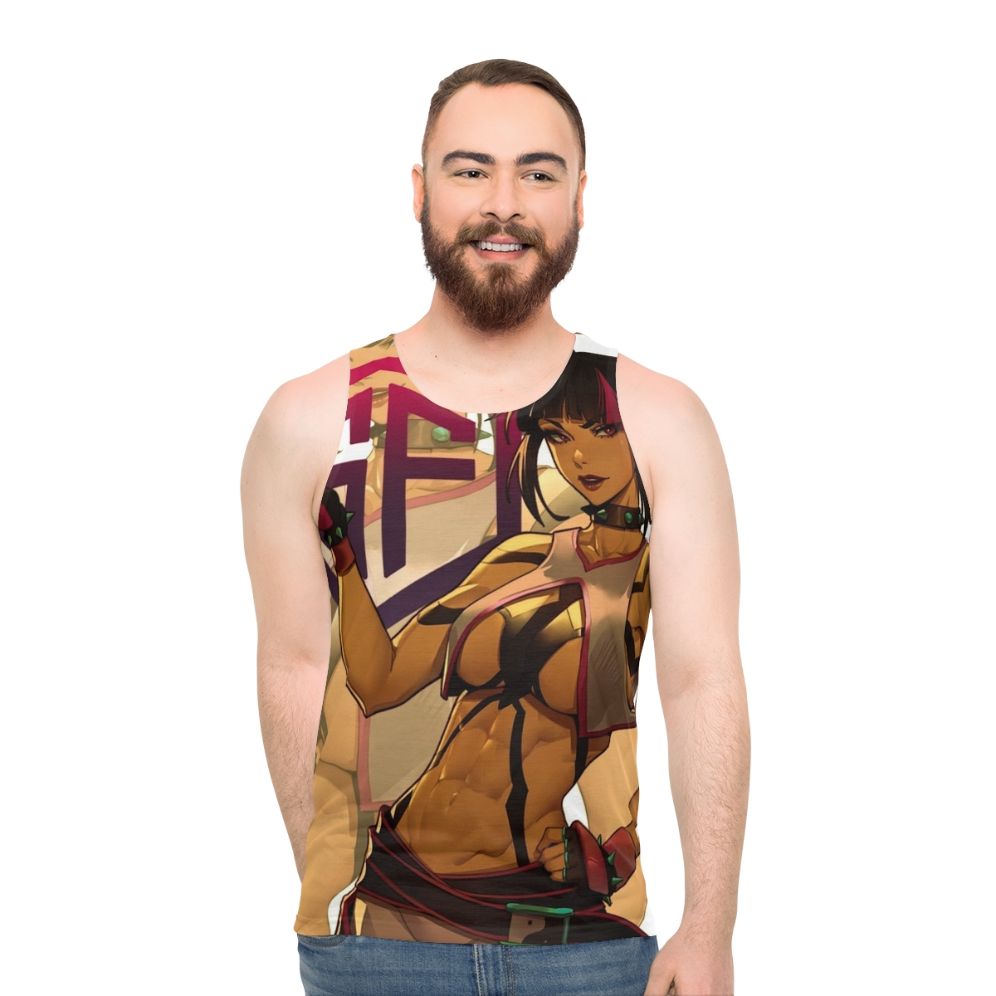 Juri Han Street Fighter Anime Inspired Unisex Tank Top