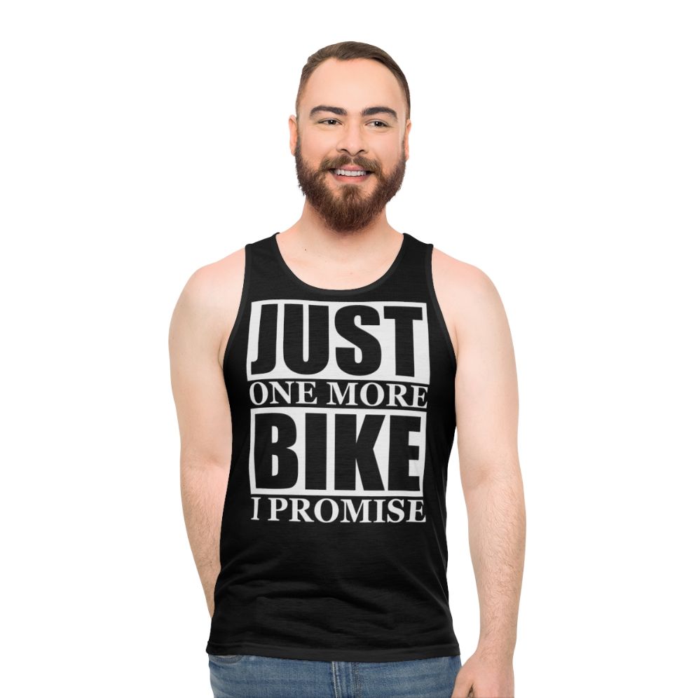 Unisex "Just One More Bike I Promise" Motorcycle Tank Top
