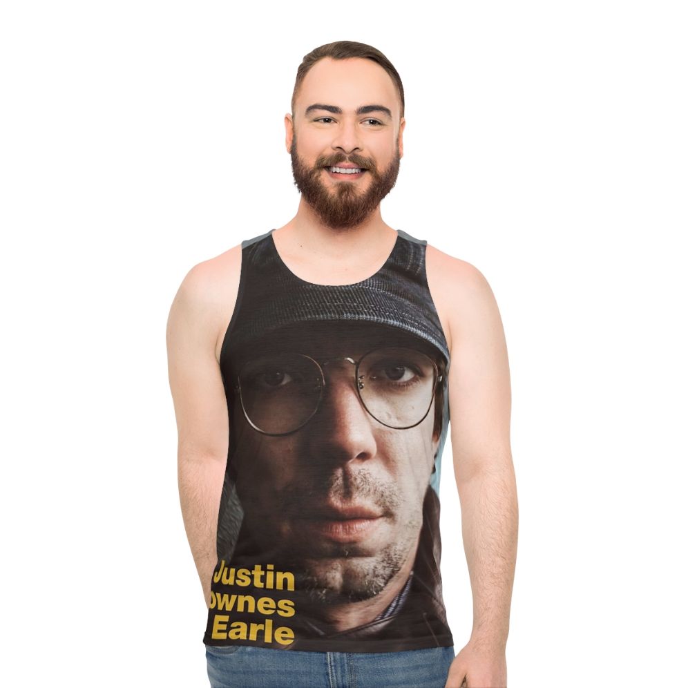Justin Townes Earle American World Music Unisex Tank Top