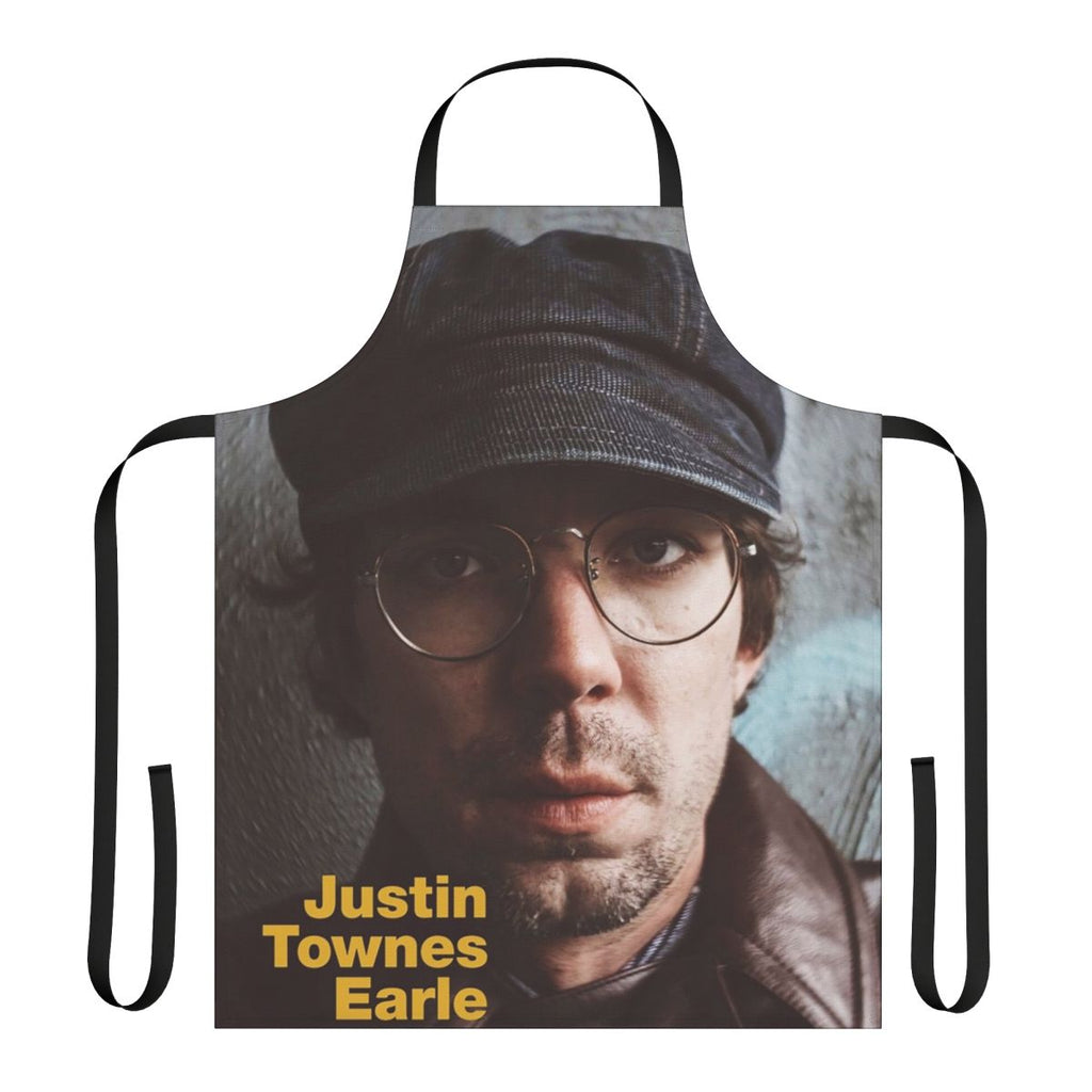Justin Townes Earle-inspired apron for world music fans and concert-goers
