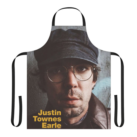 Justin Townes Earle-inspired apron for world music fans and concert-goers