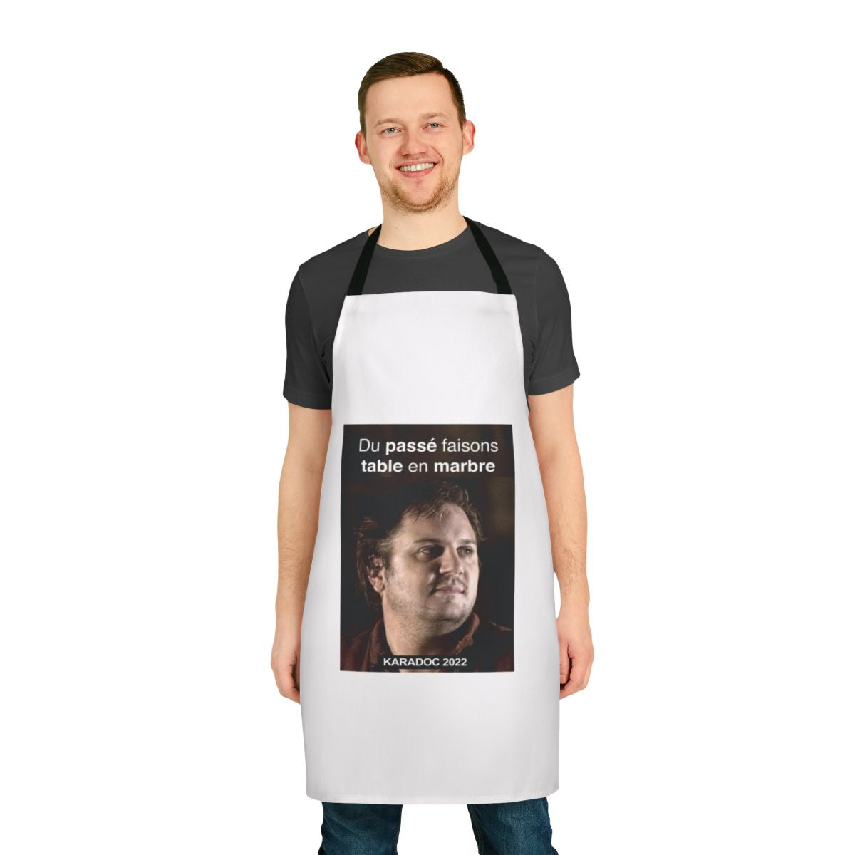 Kaamelott inspired Karadoc 2022 semi crispy apron