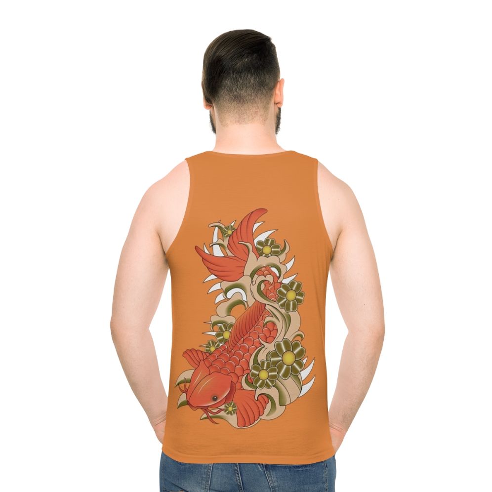 Unisex Kai fish graphic tank top