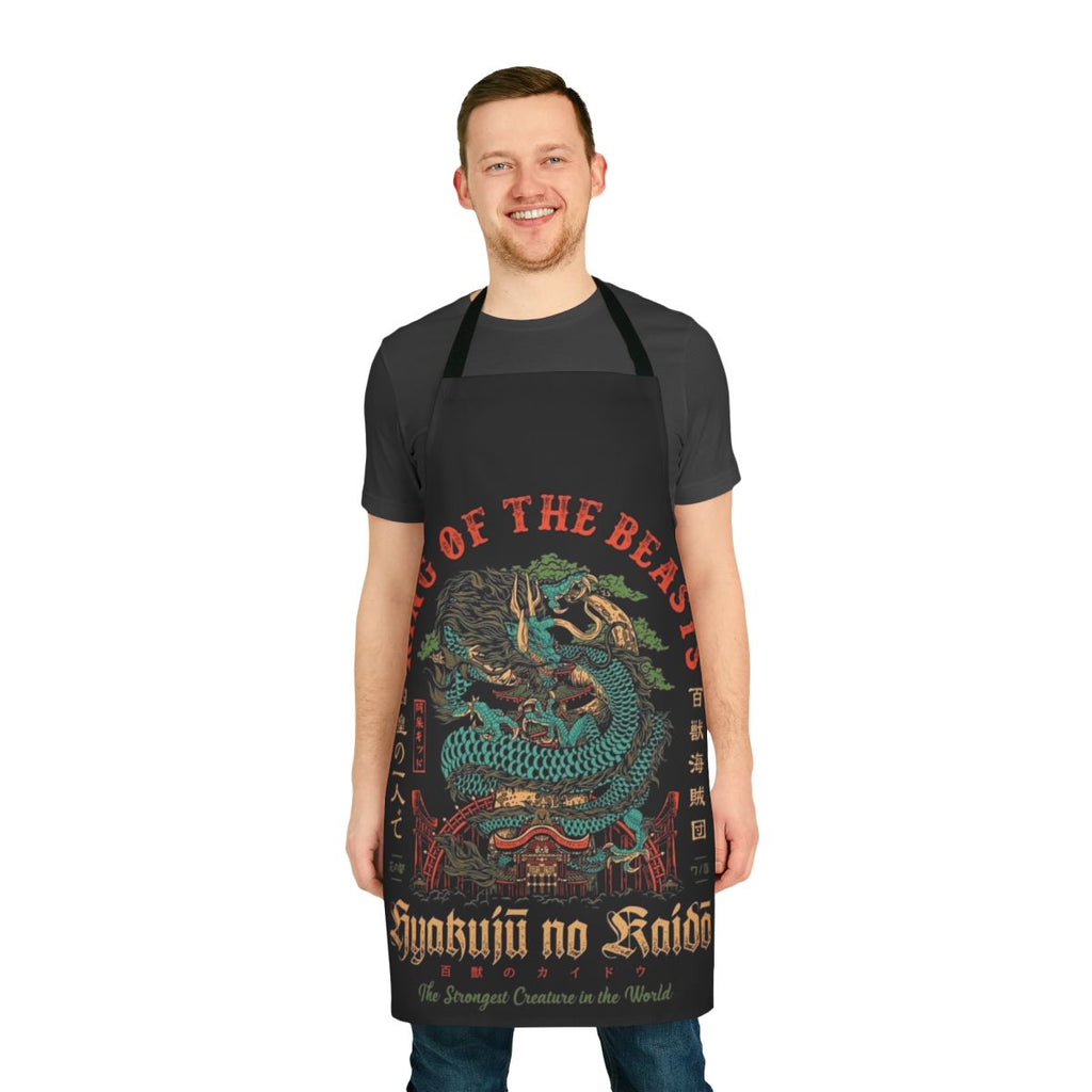Kaido One Piece Inspired Apron - Unofficial Fan-Made Kitchen Accessory