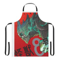 Kaiju No 8 inspired apron featuring a bold, stylized design