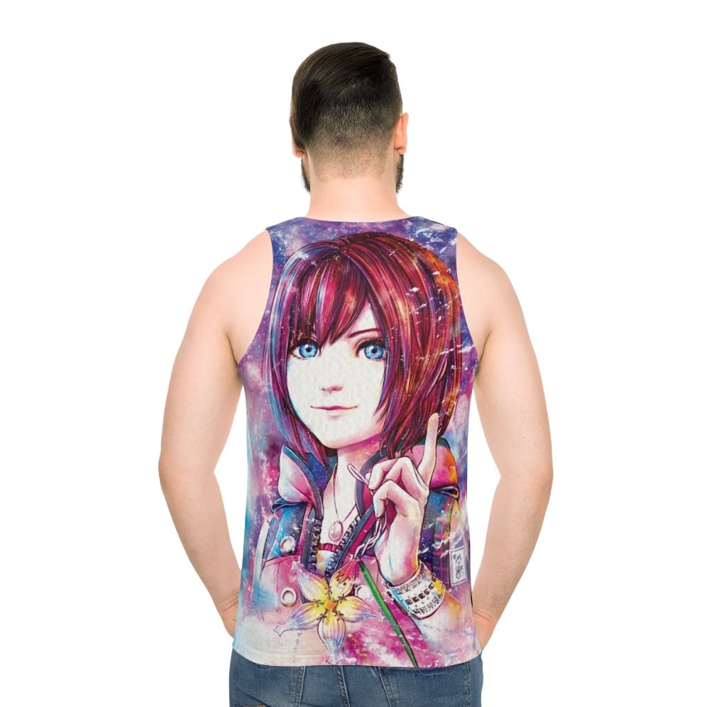 Kairi watercolor design unisex tank top