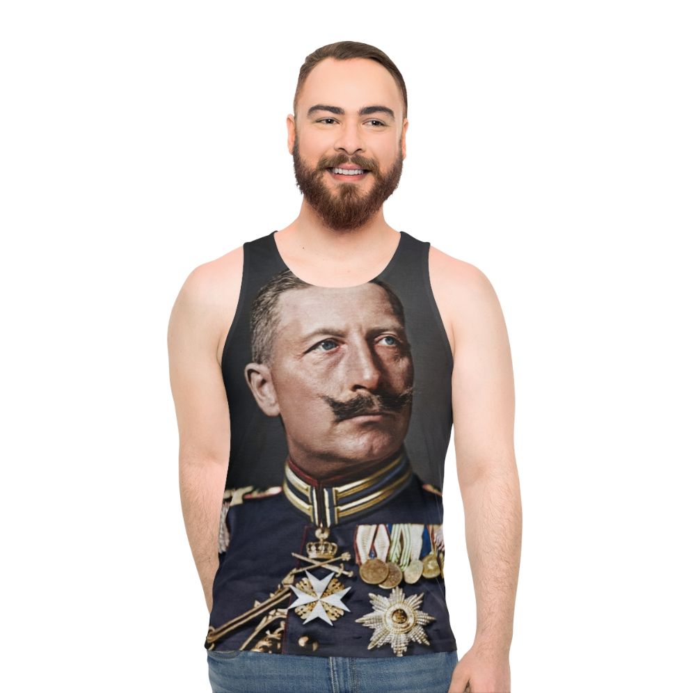 German Emperor Kaiser Wilhelm II Unisex Tank Top