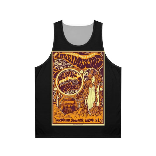Kaleidoscope 60s psychedelic band unisex tank top