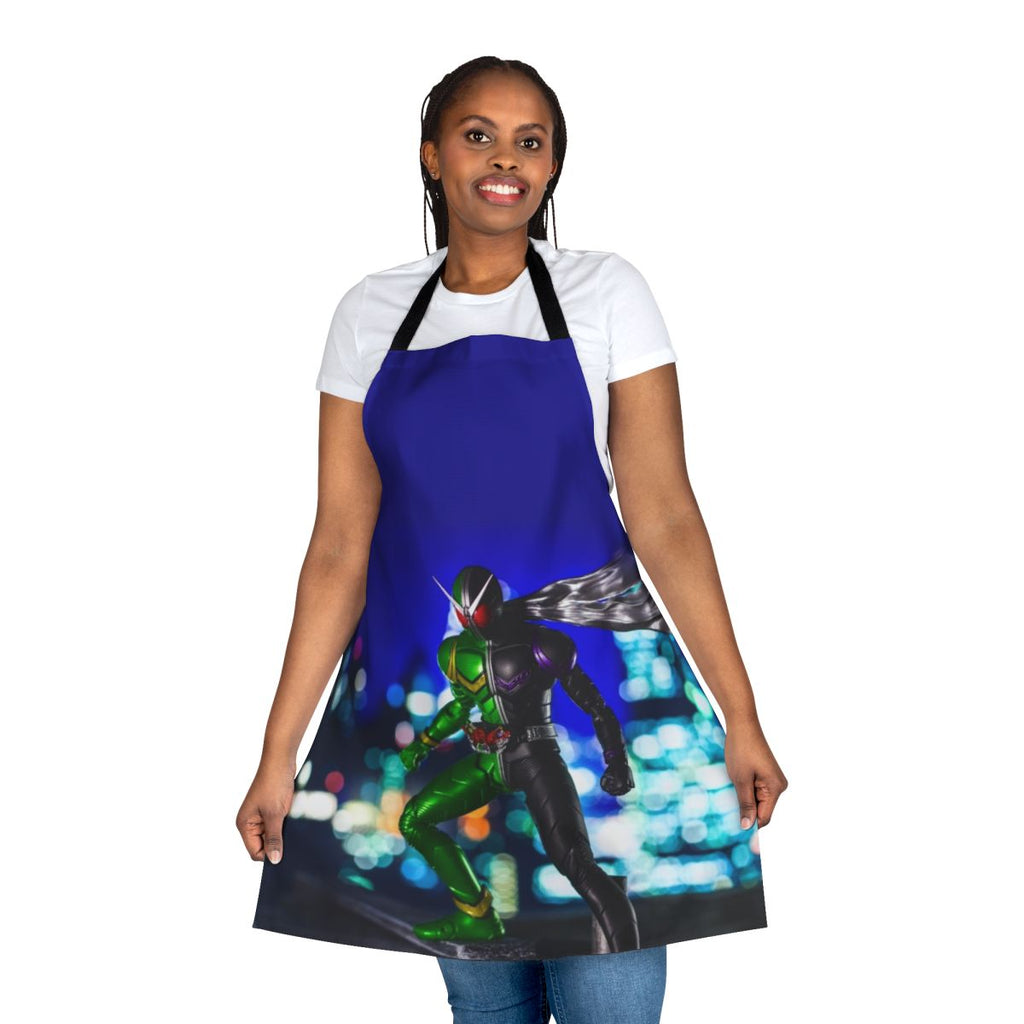 Kamen Inspired Double Rider Apron for Fans of the Kamen Rider W Series