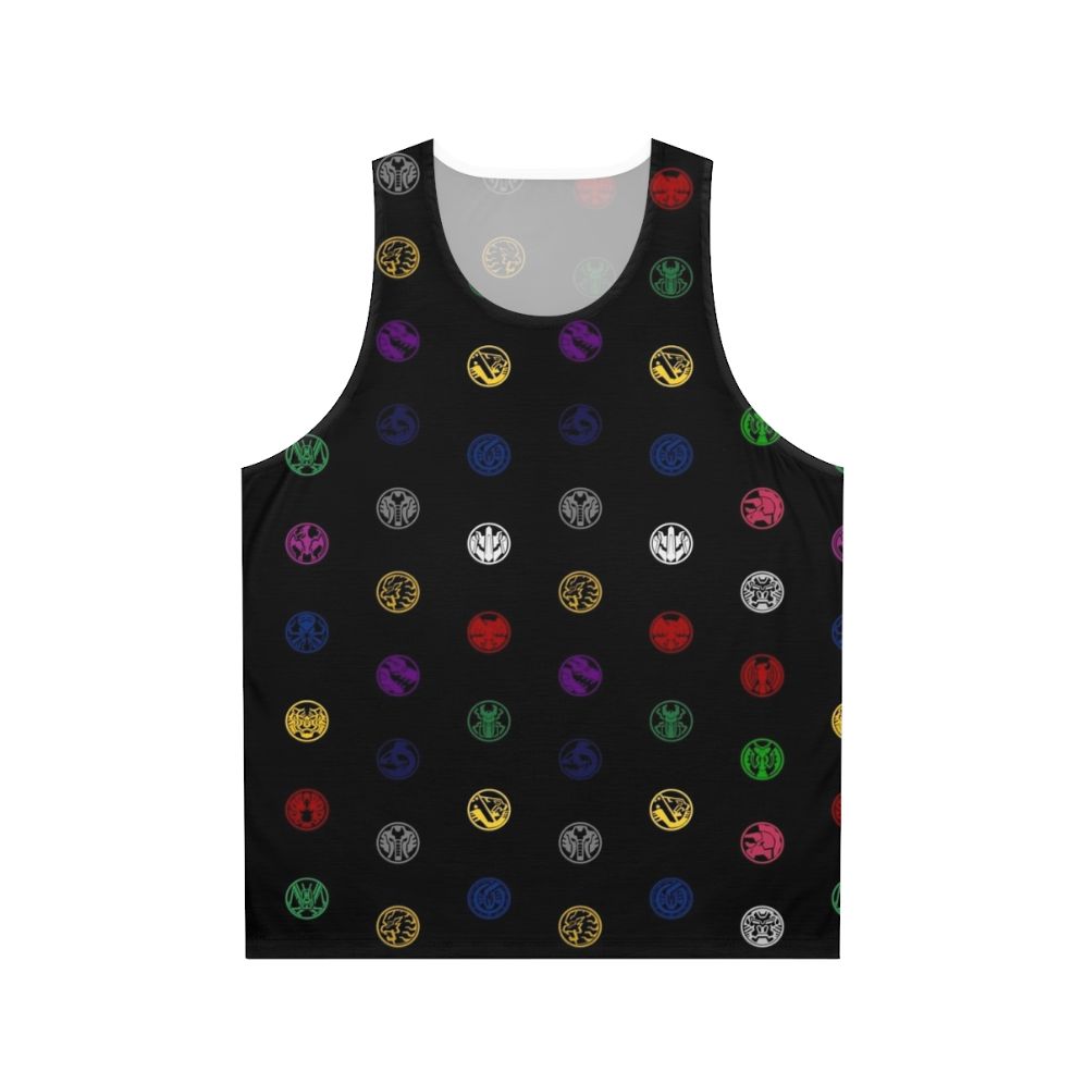 Kamen Rider Ooo Unisex Tank Top with O Medals Design