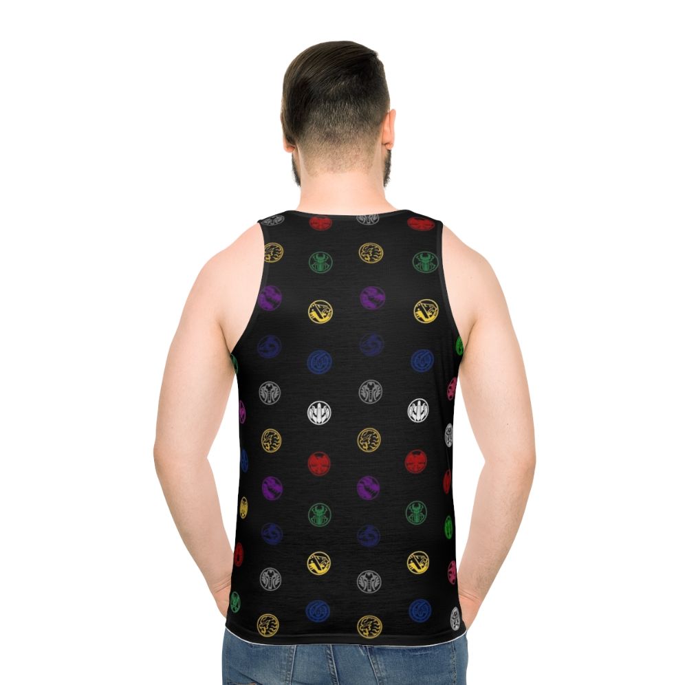 Kamen Rider Ooo Unisex Tank Top with O Medals Design