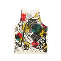 Unisex tank top featuring abstract art by Wassily Kandinsky