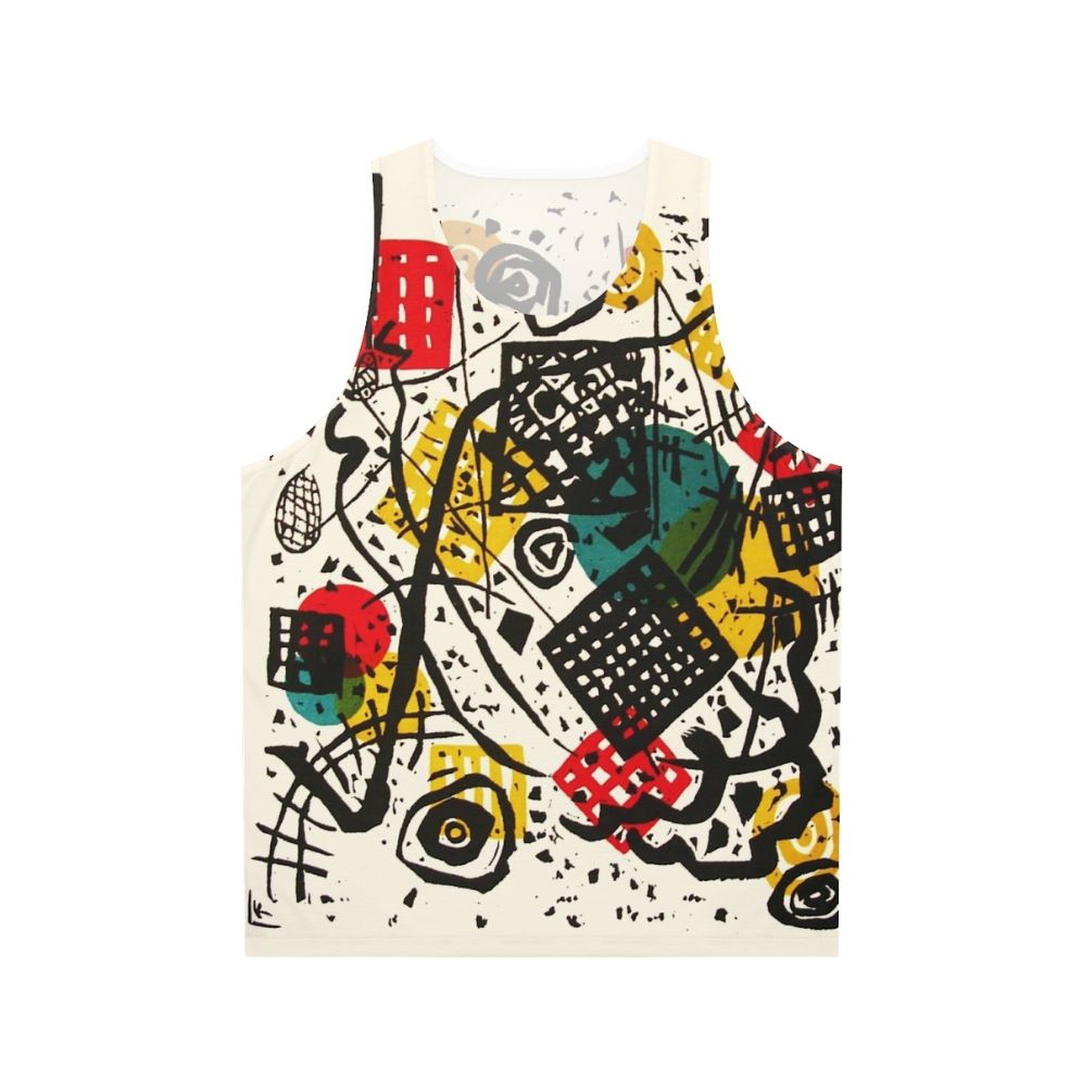 Unisex tank top featuring abstract art by Wassily Kandinsky