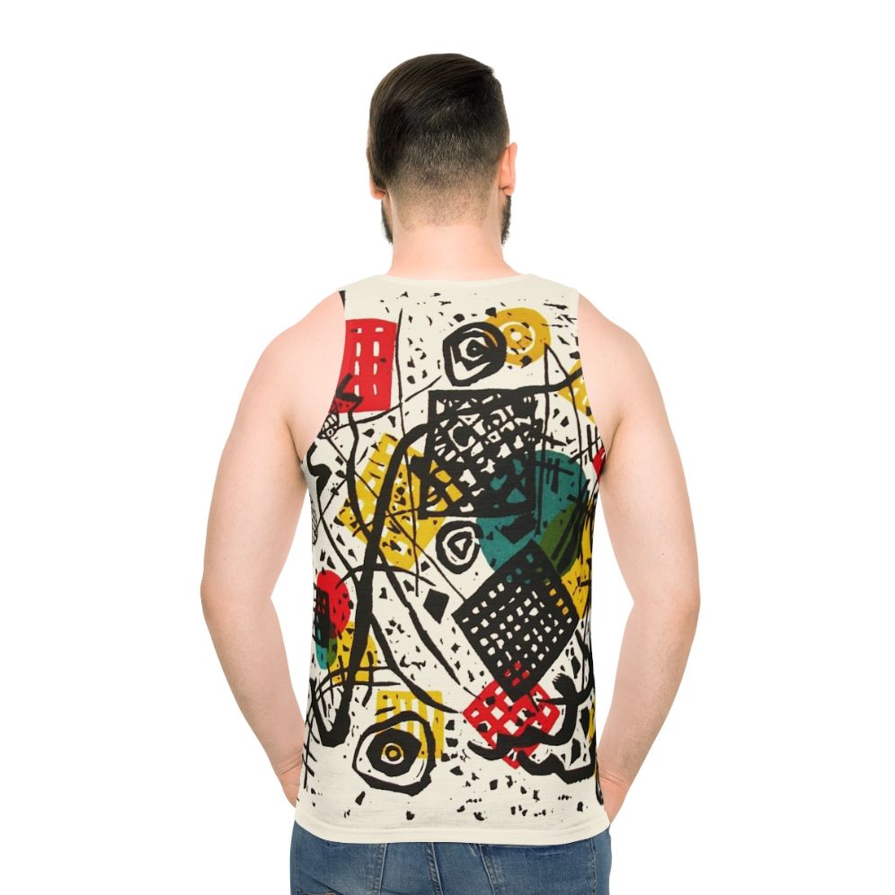 Unisex tank top featuring abstract art by Wassily Kandinsky