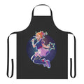 Anime-style karaoke apron with Mugen character design