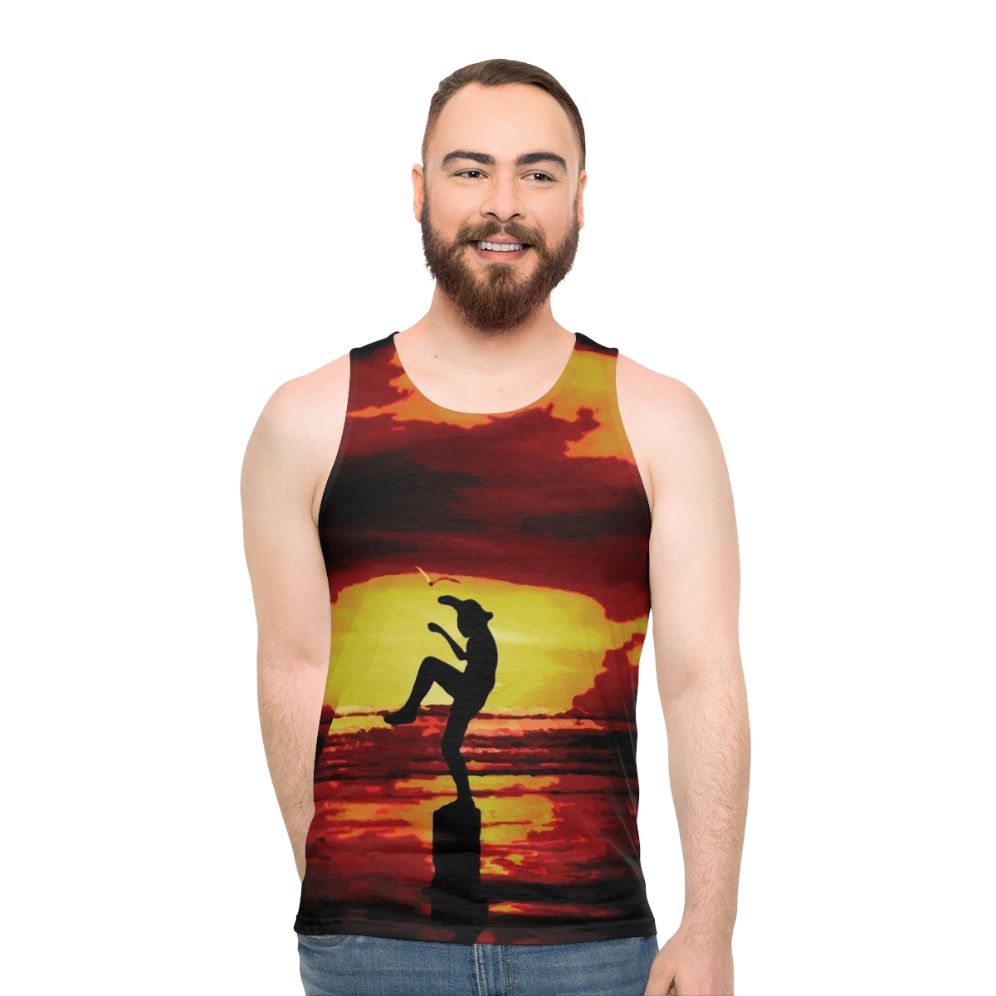 Karate Kid Crane Kick Unisex Tank Top