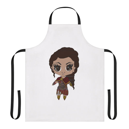 Kassandra-inspired apron featuring the Assassin's Creed Odyssey character