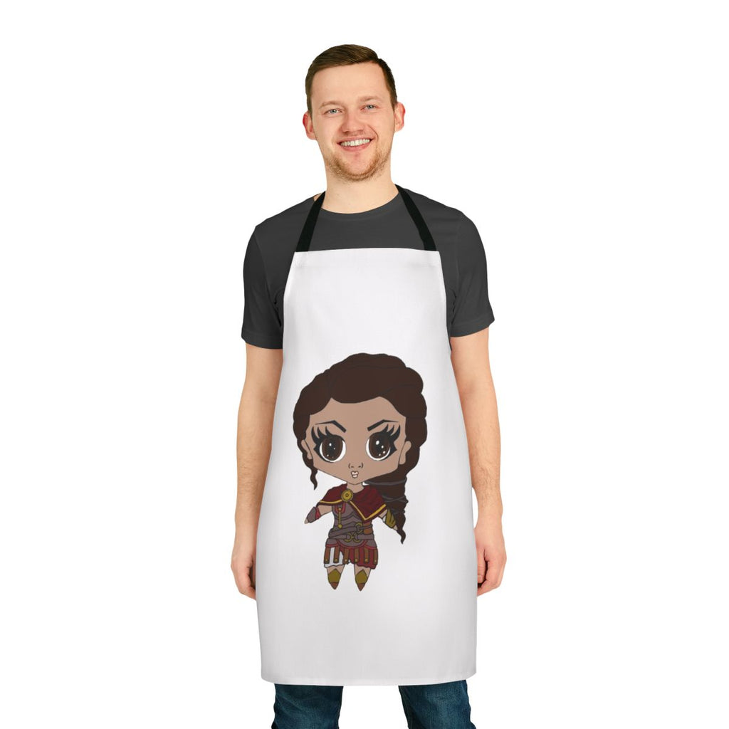 Kassandra-inspired apron featuring the Assassin's Creed Odyssey character