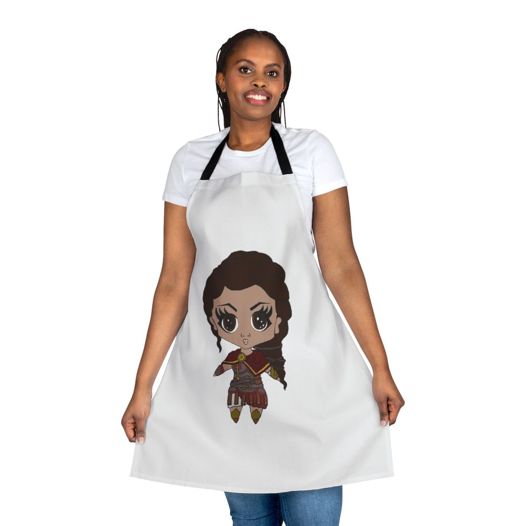 Kassandra-inspired apron featuring the Assassin's Creed Odyssey character