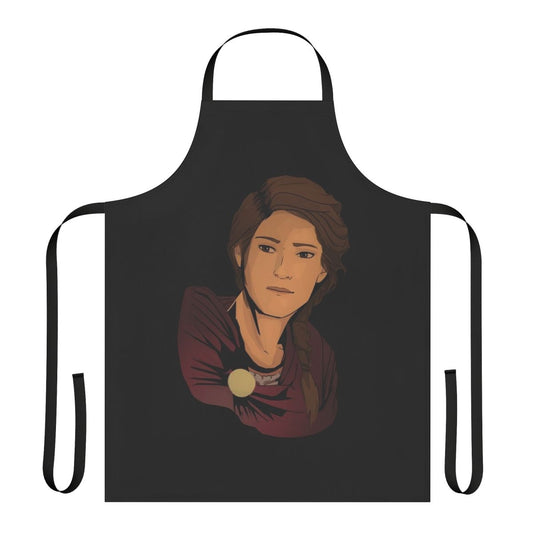 Kassandra The Eagle Bearer-inspired apron with Assassin's Creed logo and design