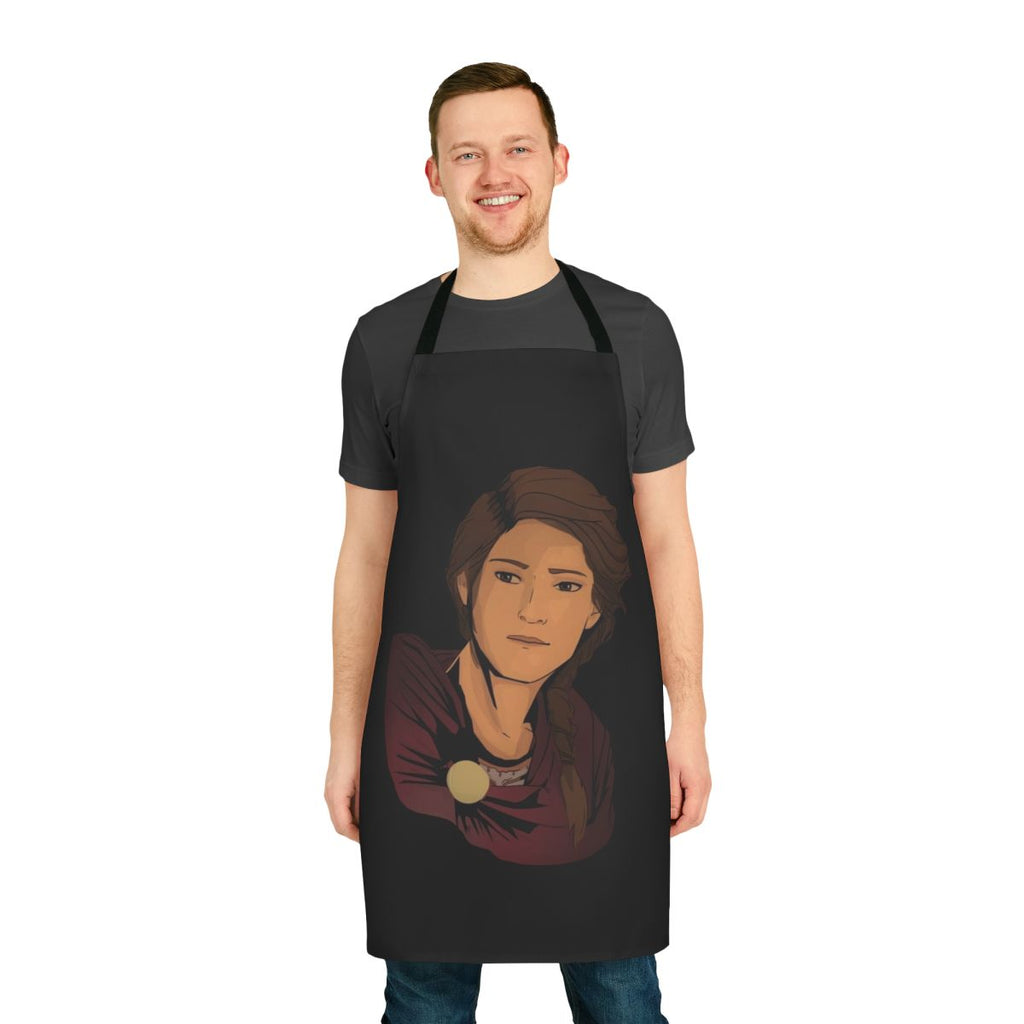 Kassandra The Eagle Bearer-inspired apron with Assassin's Creed logo and design