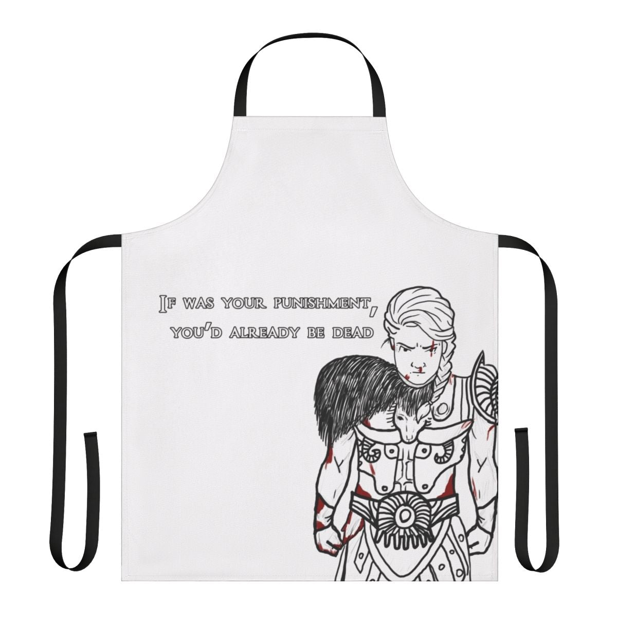 Kassandra-inspired punishment apron with assassins creed odyssey design