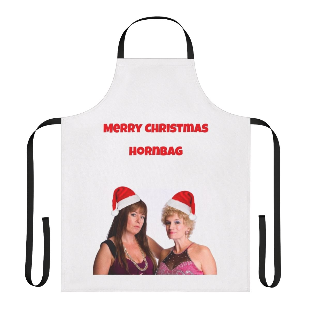 Kath and Kim inspired Christmas apron with funny quotes and Australian-themed design