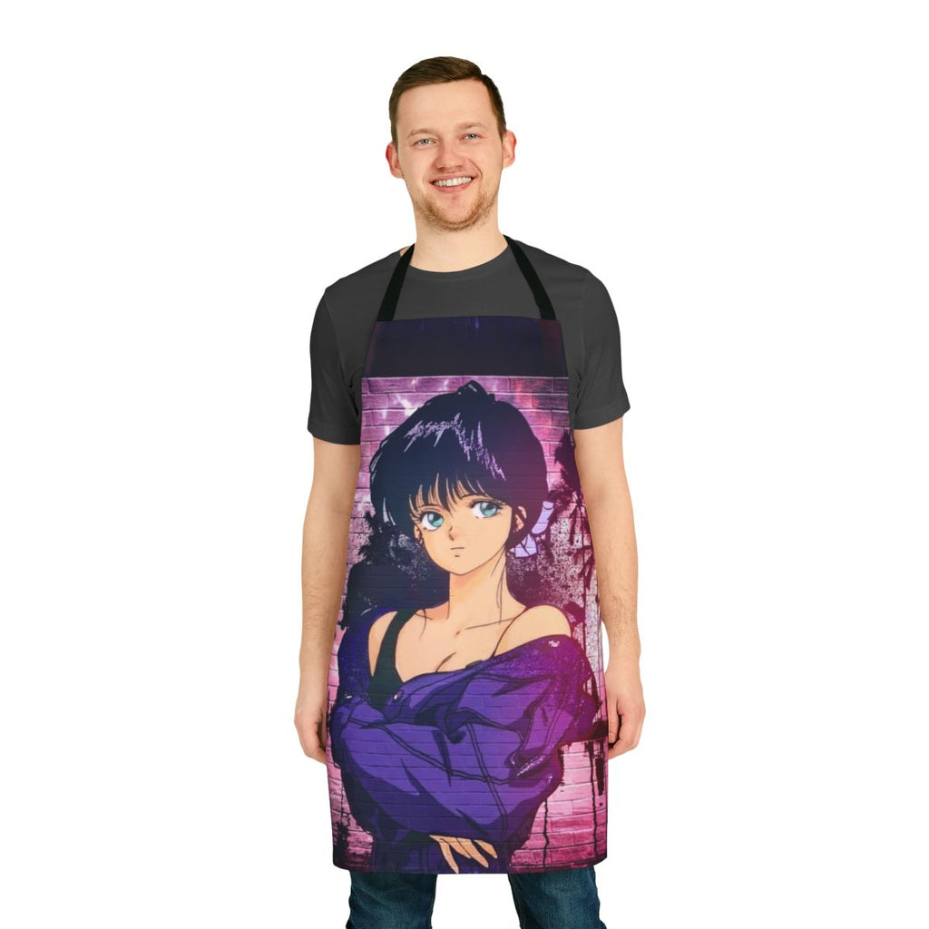 Kimagure Orange Road inspired anime apron with Madoka design