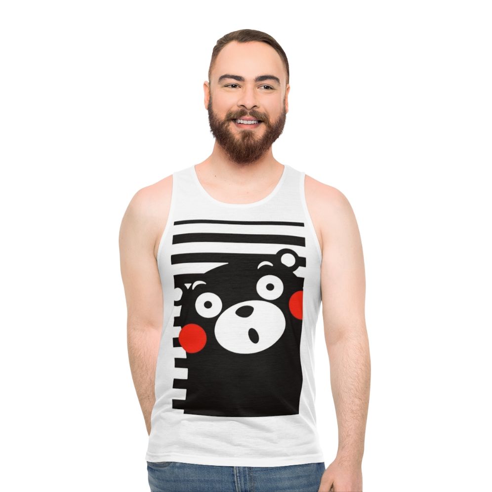 Kawaii Anime Kumamon Bear Graphic Unisex Tank Top