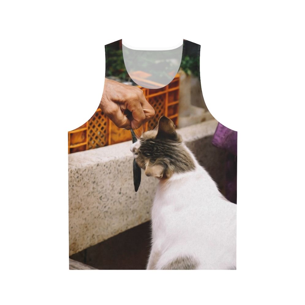 Kawaii cat tank top for cat lovers