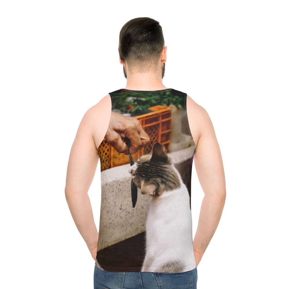 Kawaii cat tank top for cat lovers