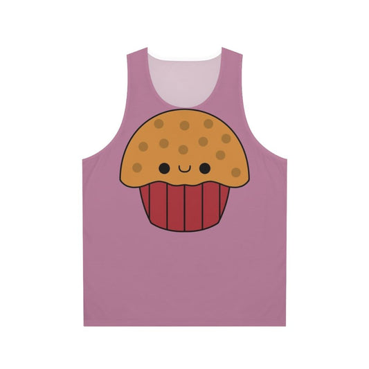 Kawaii muffin unisex tank top