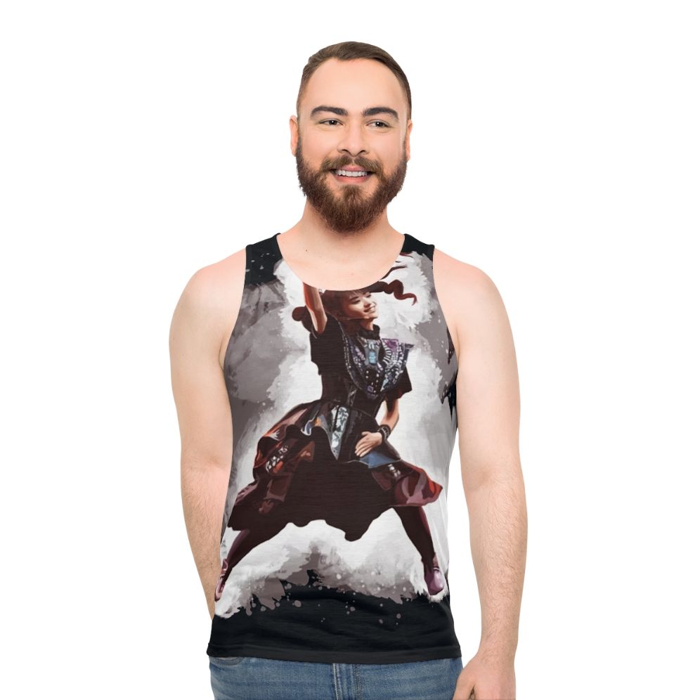 Kawaii unisex tank top with anime and j-pop inspired design