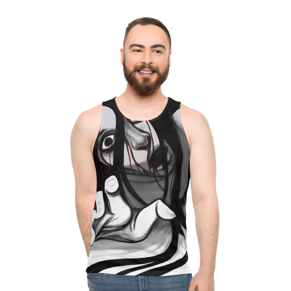 Kayako Saeki horror movie tank top