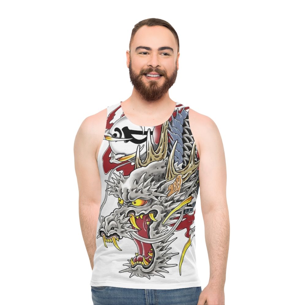 Kazuma Kiryu Dragon Tattoo Unisex Tank Top