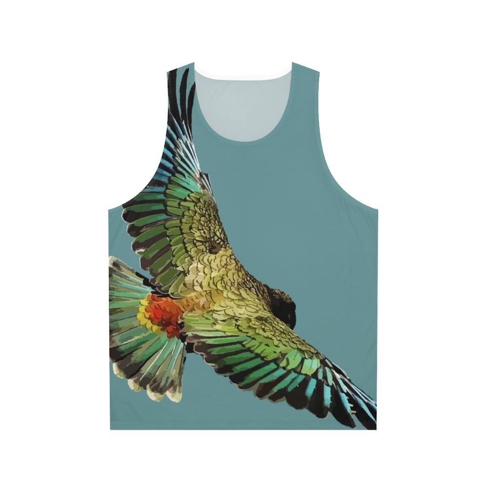 Kea bird unisex tank top