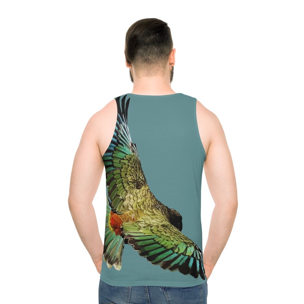 Kea bird unisex tank top