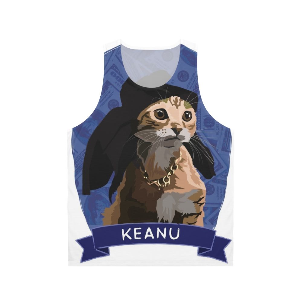 Keanu Cats of Cinema Unisex Tank Top