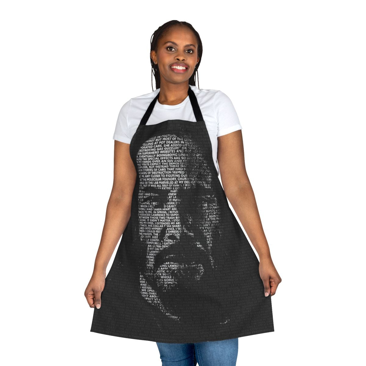 John Wick inspired apron featuring Keanu Reeves as the legendary action hero