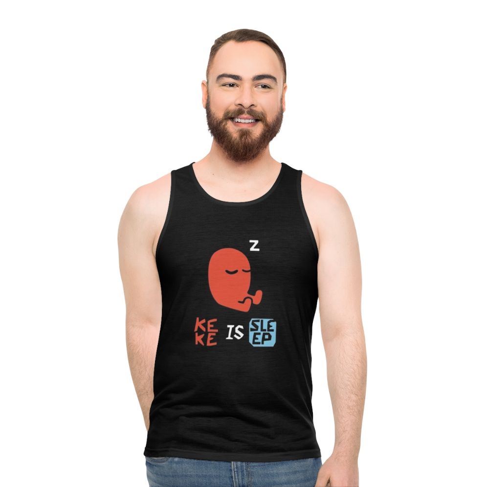 Keke Is Sleep Unisex Tank Top