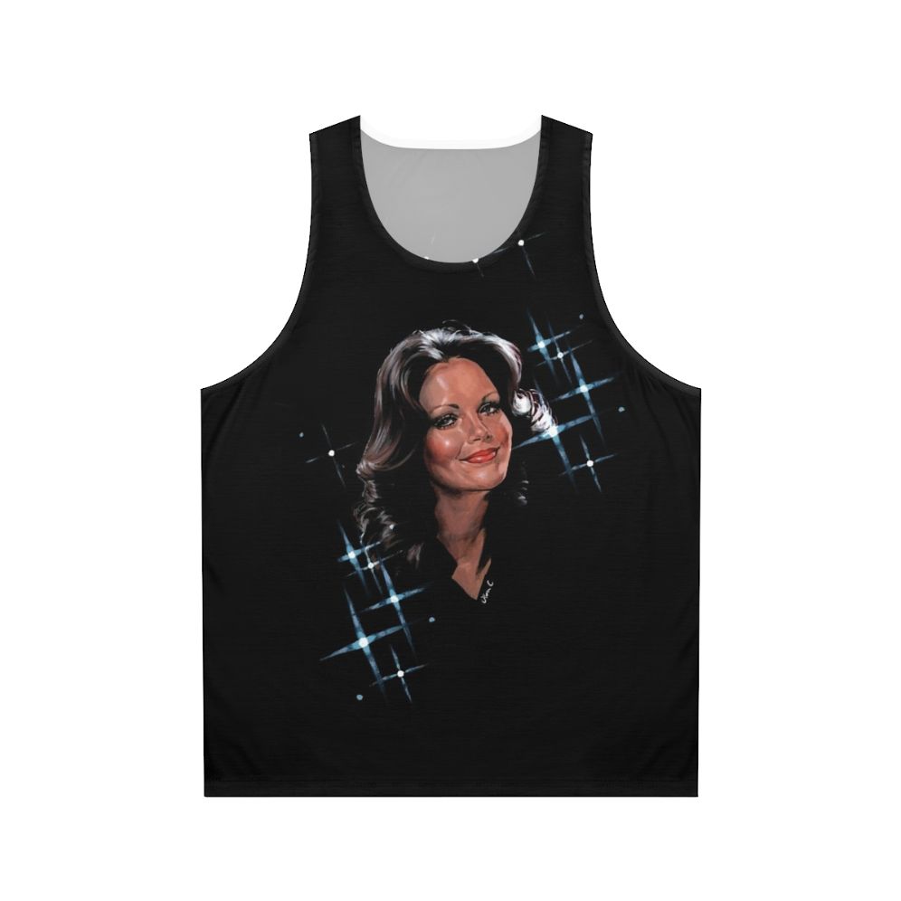 Kelly Angel Unisex Tank Top with Charlie's Angels Inspired Design