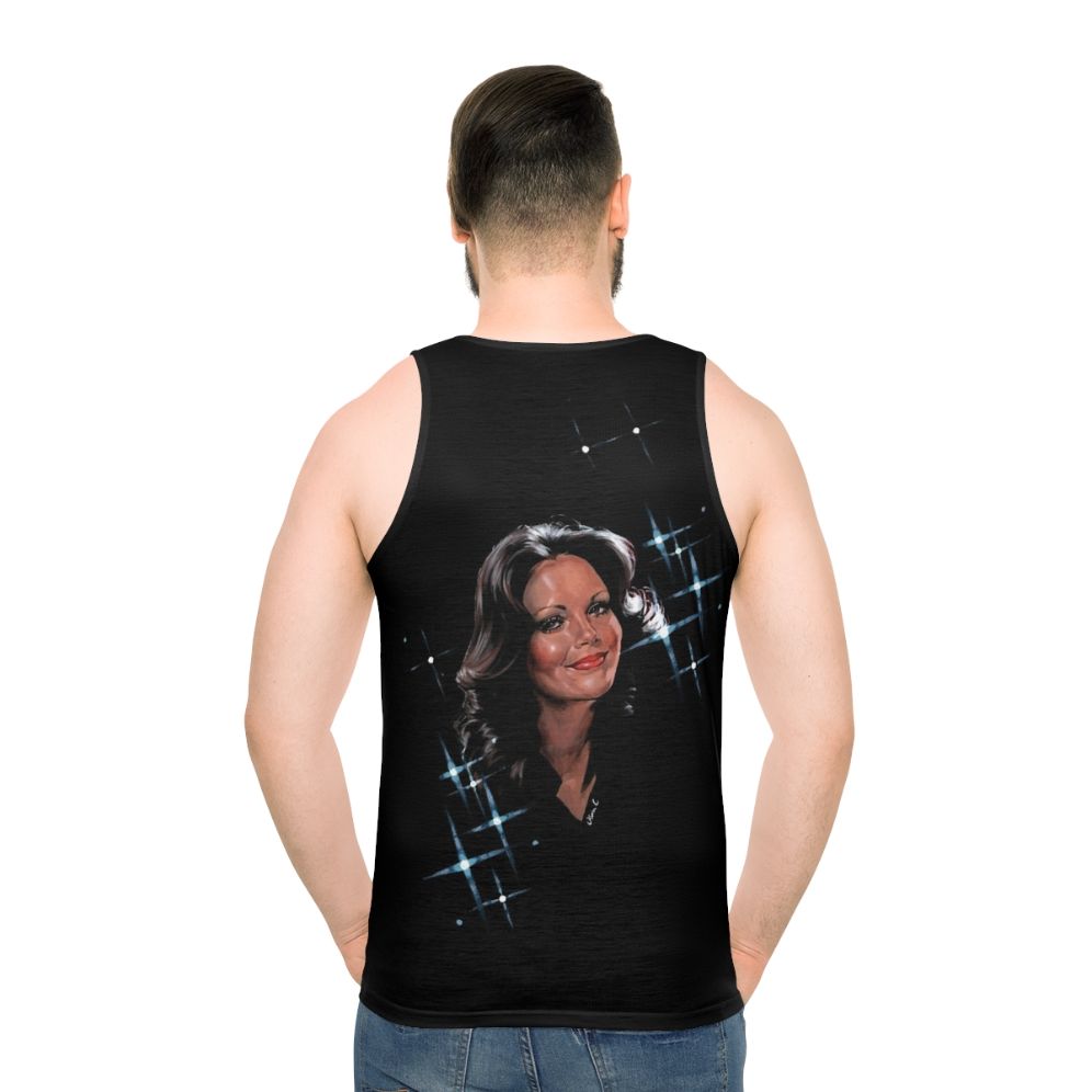 Kelly Angel Unisex Tank Top with Charlie's Angels Inspired Design