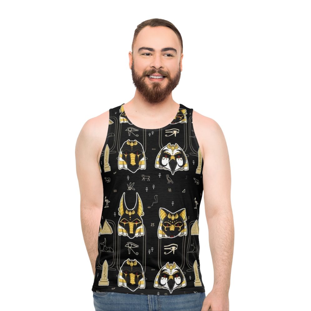 Kemetic Egyptian gods and goddess unisex tank top