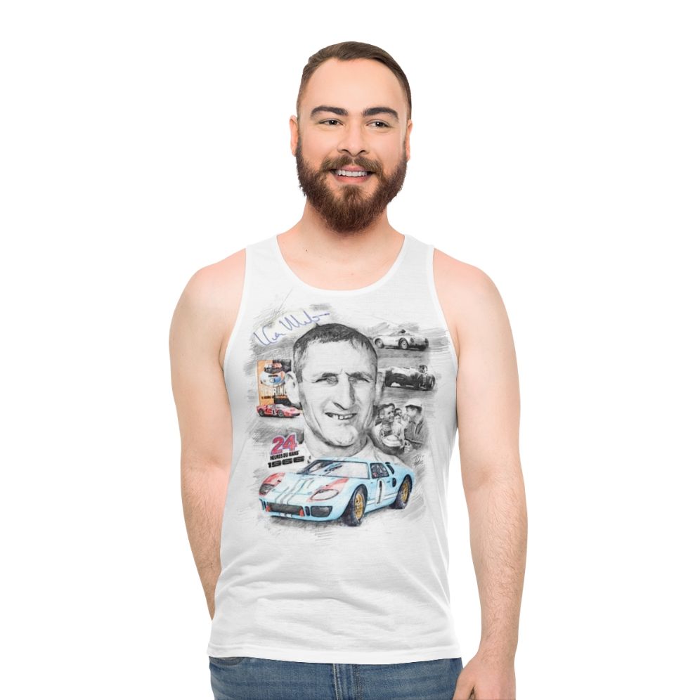 Ken Miles Unisex Racing Tank Top