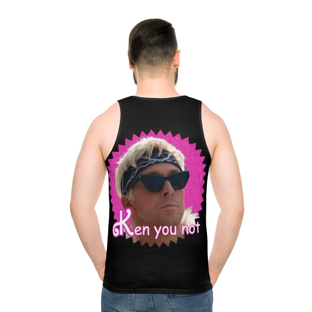 "Ken You Not" unisex tank top with funny meme design