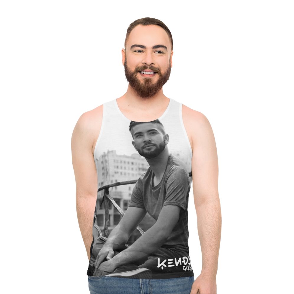 Kendji Girac Gitano Unisex Music Artist Tank Top
