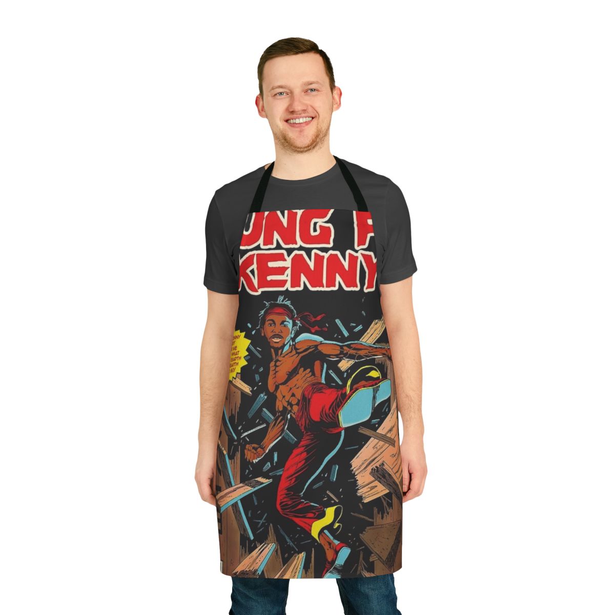 Kendrick Lamar Inspired Apron - Kung Fu Kenny Design