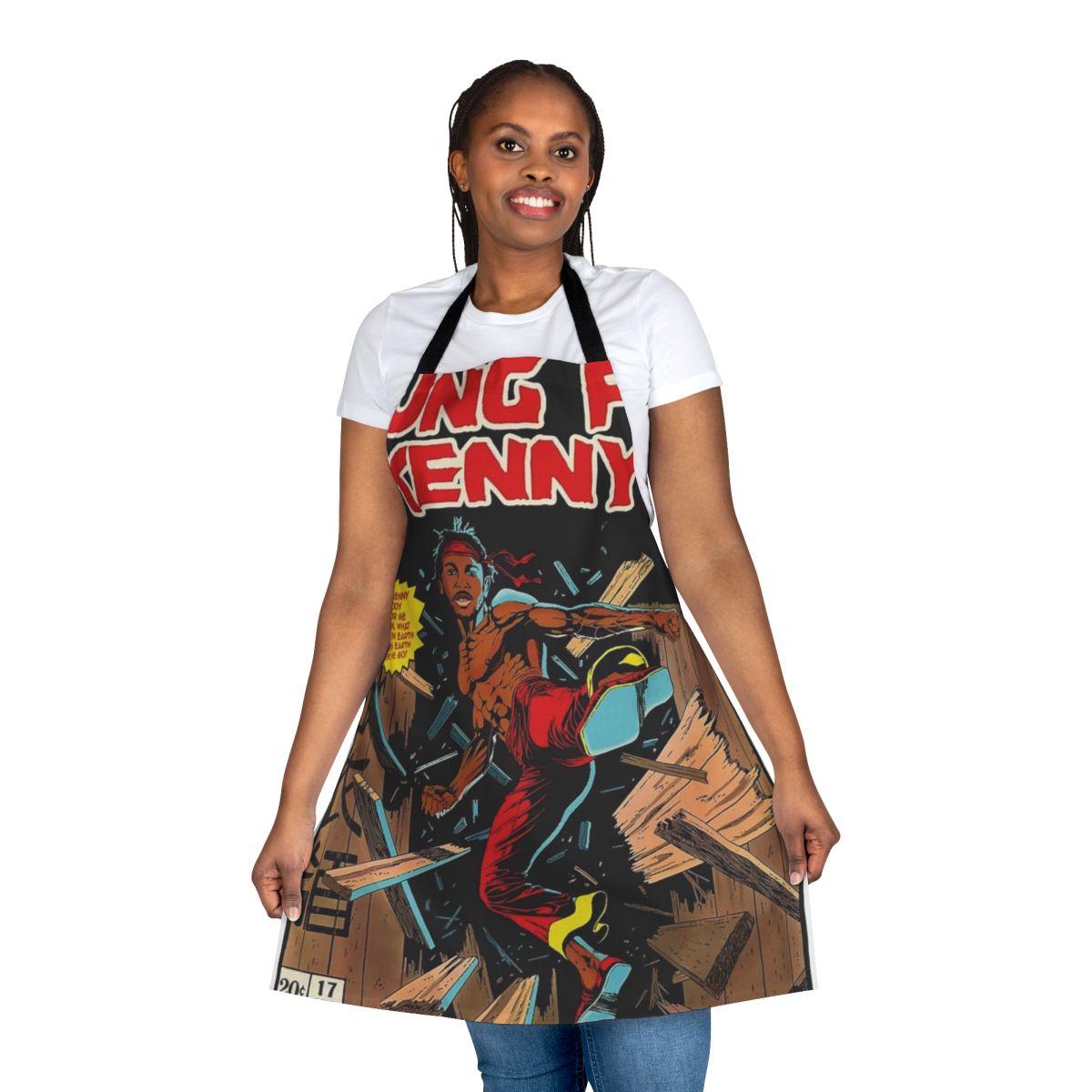 Kendrick Lamar Inspired Apron - Kung Fu Kenny Design