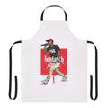 Kendrick Lamar-inspired apron featuring a vibrant street art design