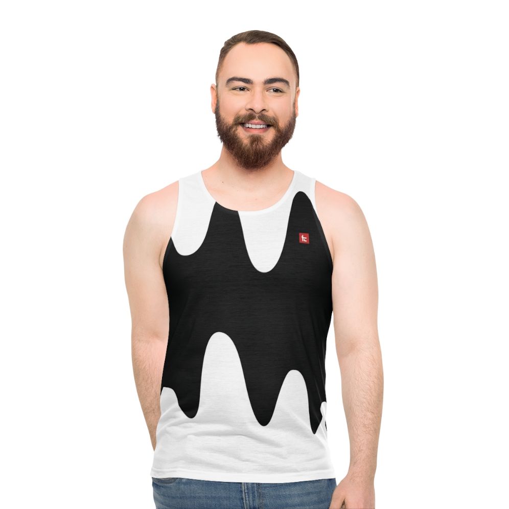 Kensa No 2 Unisex Contrast Tank Top